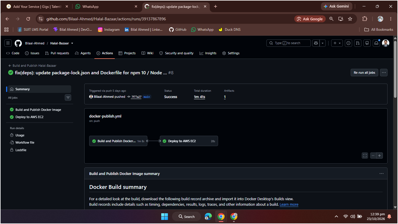 I will deploy your web application using Docker and AWS
